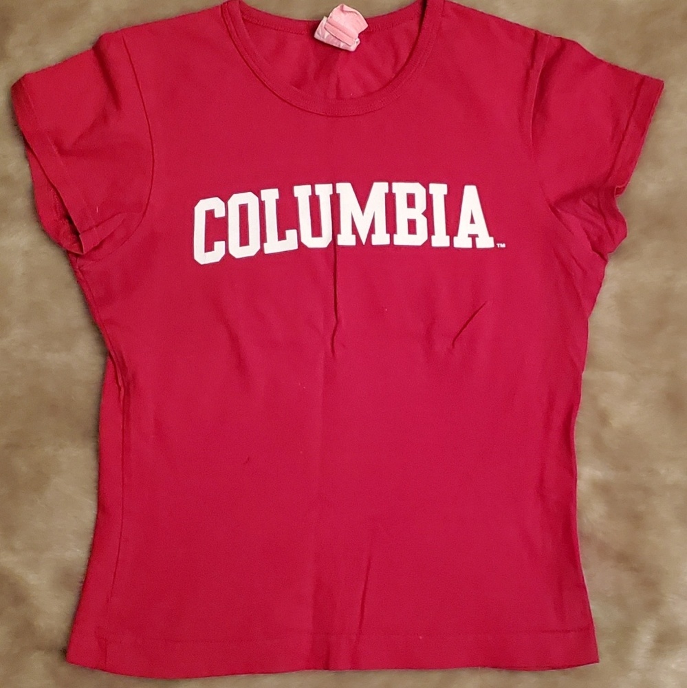 Columbia University college t shirt from bookstore